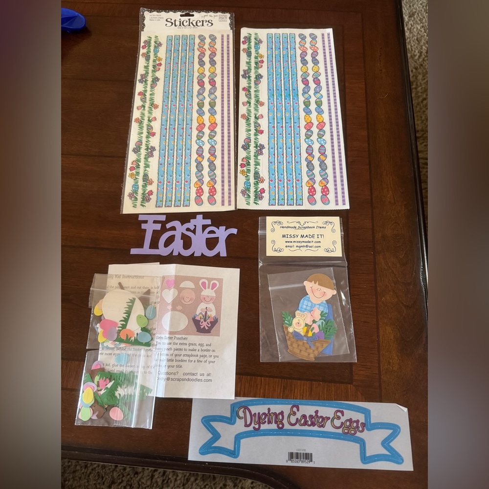 Easter Scrapbook Embellishments & Stickers